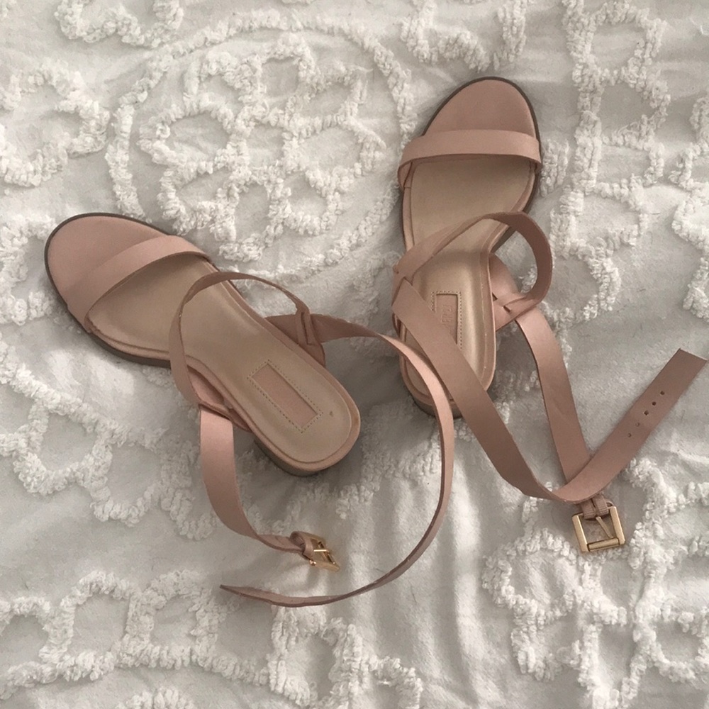 light pink wedges